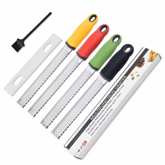 도매 스테인레스 스틸 주방 가제트 작은 치즈 플랫 강판