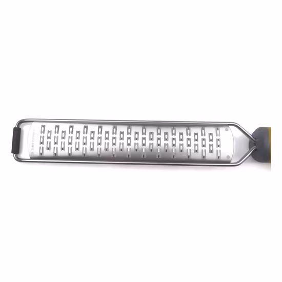 안전 커버가 있는 스테인레스 스틸 블레이드 노란색 핸들 치즈 강판