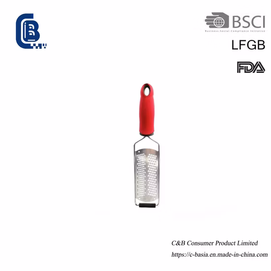 Hot Sell 야채 Zester, 스테인레스 스틸 치즈 강판, Mulfi 목적 주방 도구,